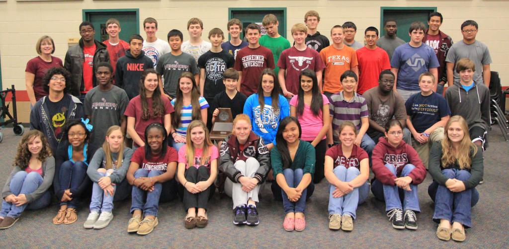 The Longhorn Symphonic Band took home the Sweepstakes Award from their UIL Concert and Sight Reading Contest.