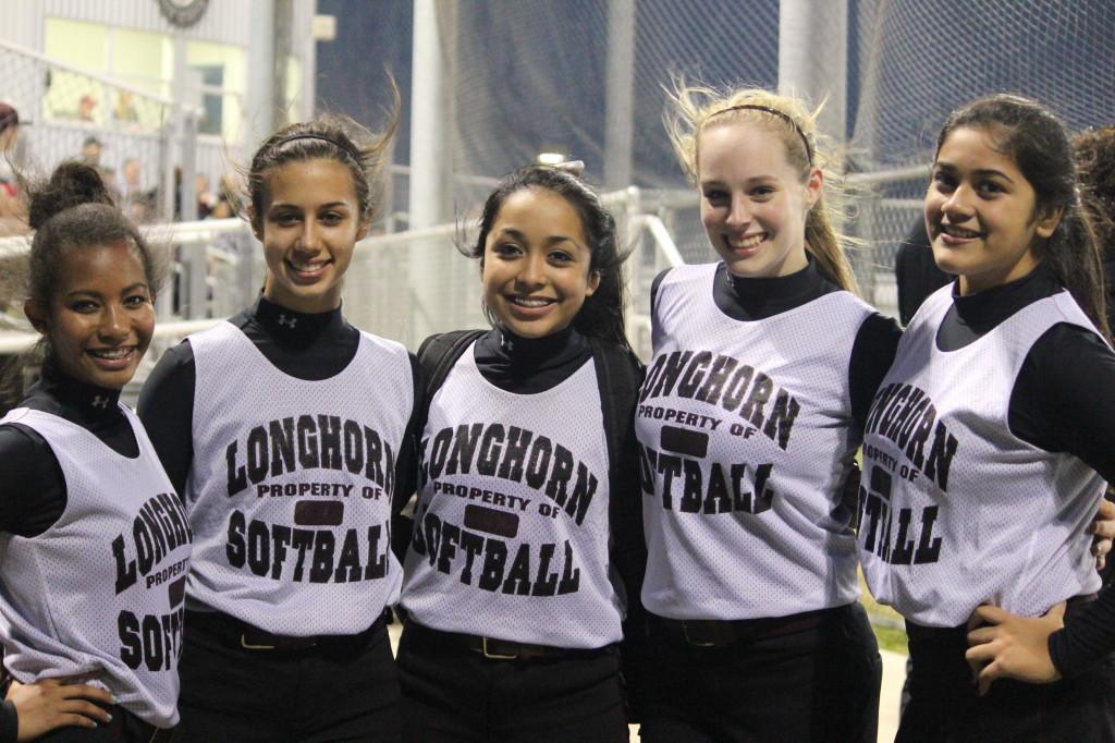 Lady Longhorn softball defeats Needville in a 17-0 shut-out victory