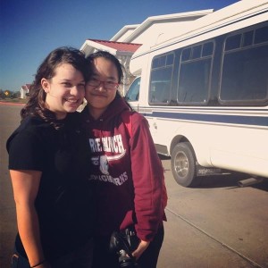 Willow McGuane and her exchange student, Alice. Photo by: Willow McGuane