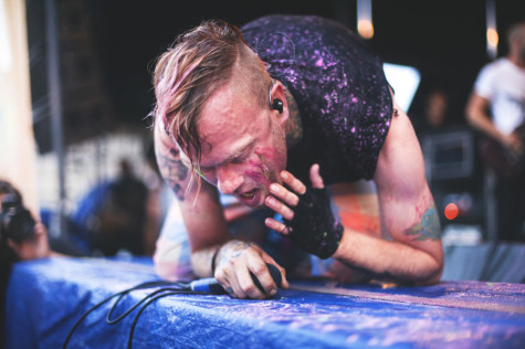 Bert McCracken from the band The Used.