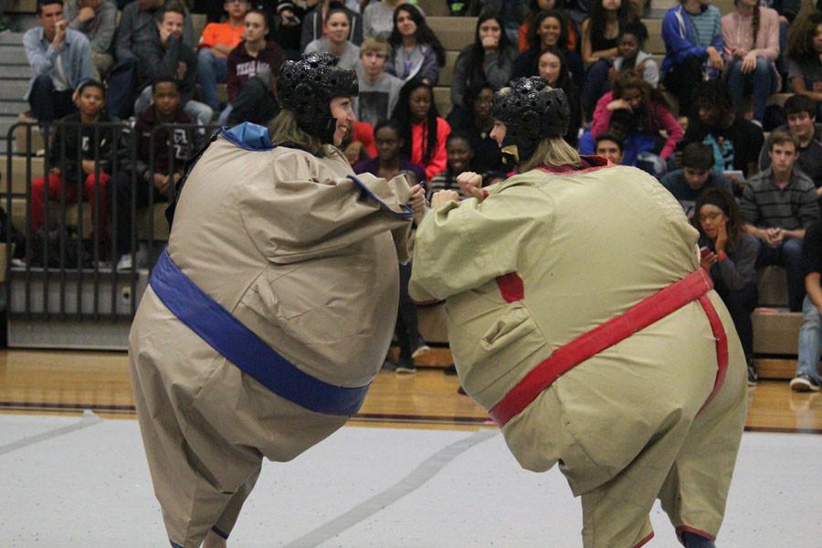 Ms. Styles and Mrs. Vela looking at each other face to face