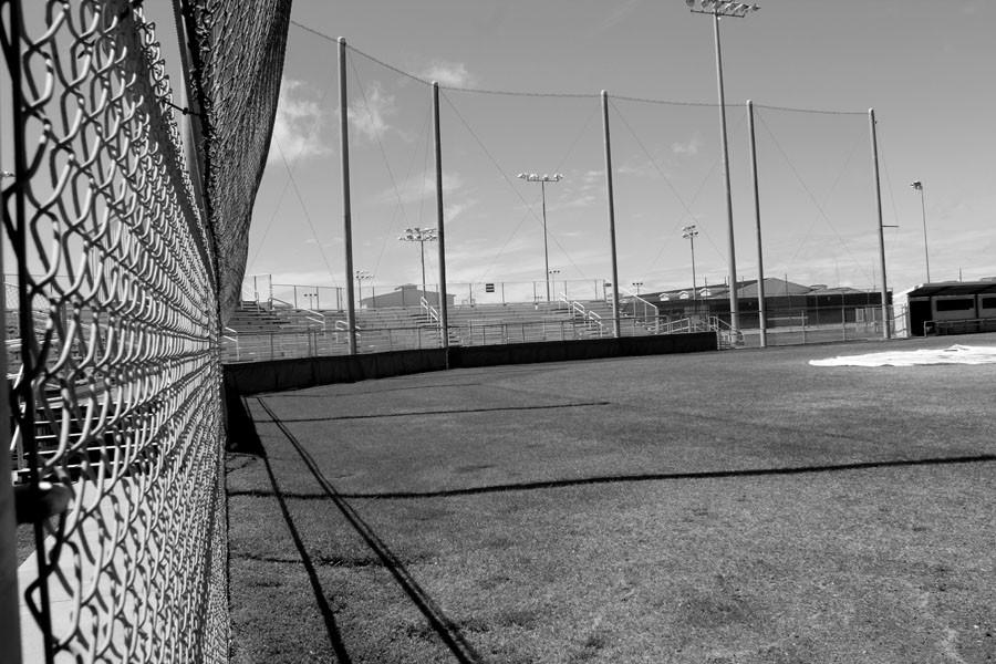 The baseball field