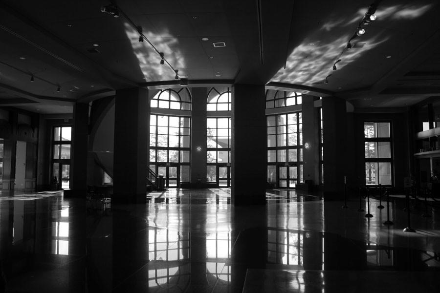 Inside the Bullock Museum.