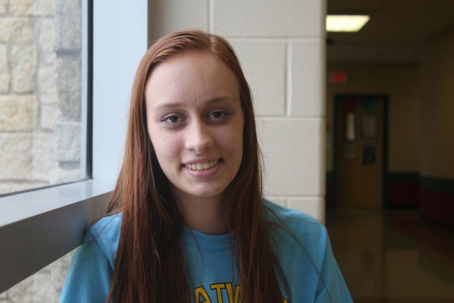 Martha Czernuszenko smiling for the camera after completing her interview.