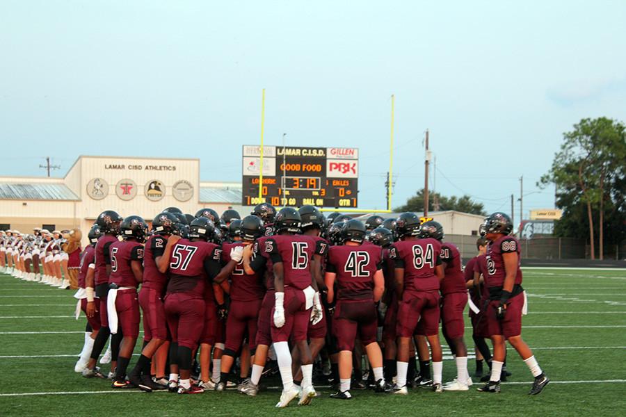 George Ranch Longhorns begin the first game of the year!