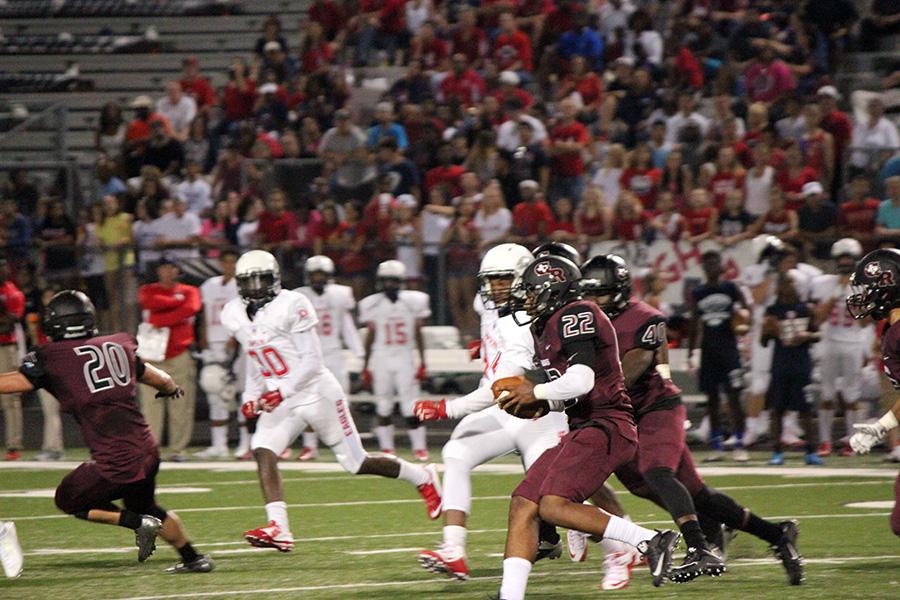 longhorns make their way to a touchdown