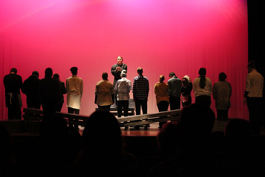 Actors (From Left to Right): Declan Dea, Nickolas Buchanan, Bailor Erdeljac, Katrina Nossa, Christian Cardwell, Rebecca Mullen, Kristen Olmsted, Eric May, Ried Pitts, Rachel Ann Buchanan, Jack Greene, Haley Keating, Sierra Rozen, Lindsie McNair, Averi Cervantez, Emma Glose.  