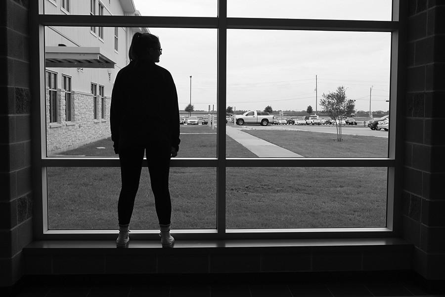 Contemplating life as you sing your ABC'S and crack the window