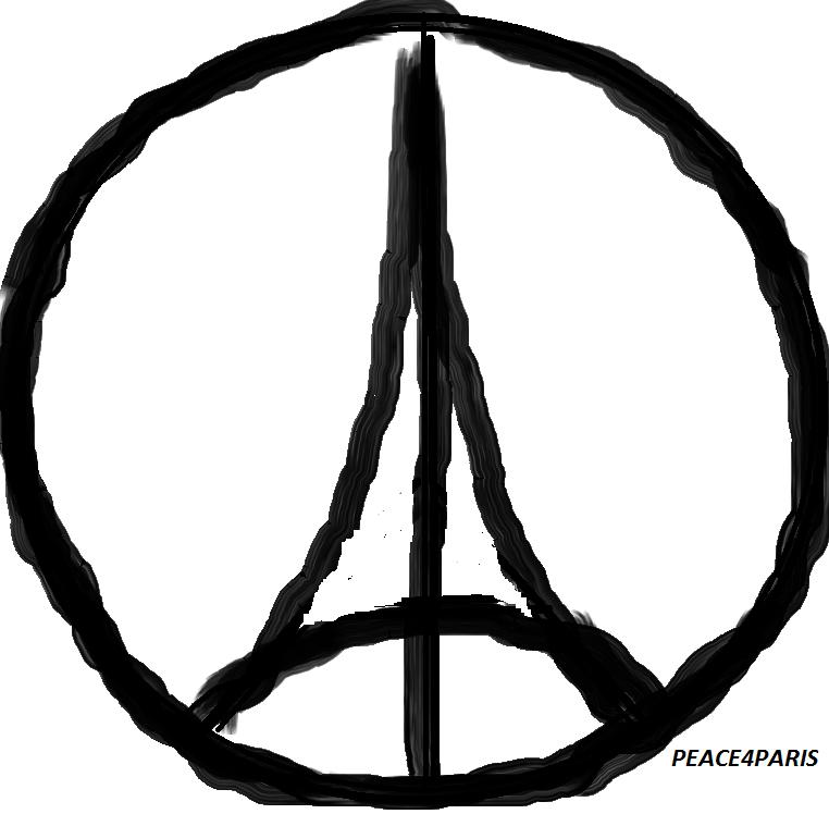 The hashtag #Peace4Paris  and #PrayForParis became trending topics on social media with this symbol representing the attacks on Paris, France.