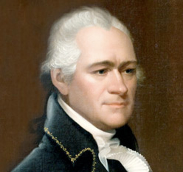 Alexander Hamilton, one of the founding fathers of the United States, whose story is told through the new broadway musical, Hamilton.