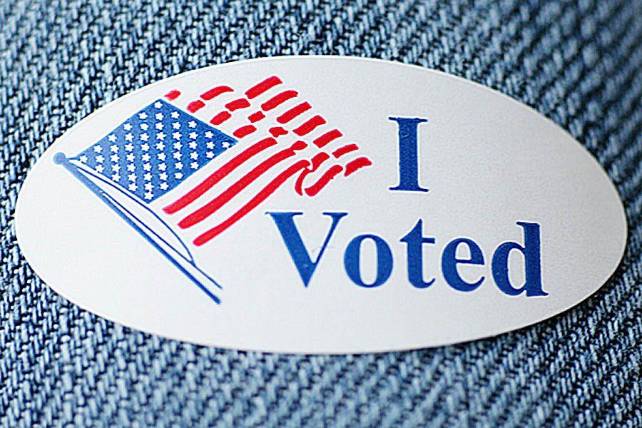 A sticker given to those who voted from October 22-28 and Nov. 6th