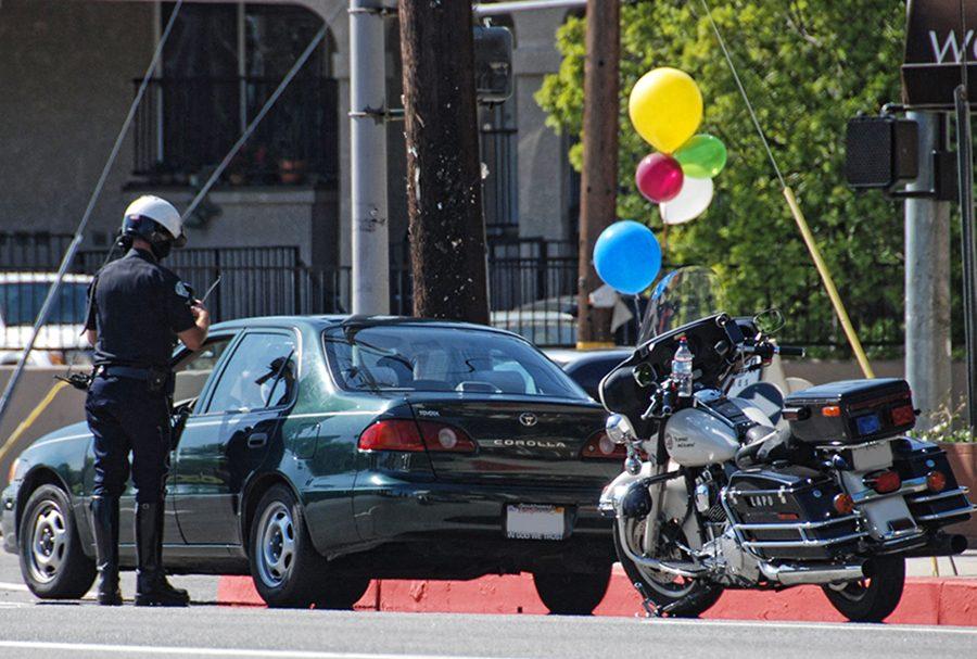 Beware of your surroundings, you can get pulled over anywhere.