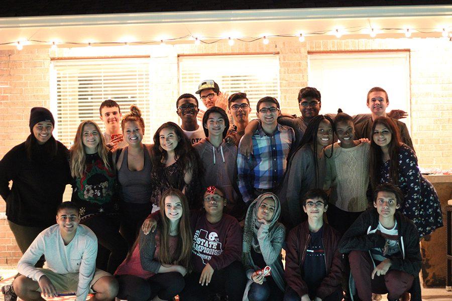 The speech and debate team held an christmas get together to celebrate the holiday season.
