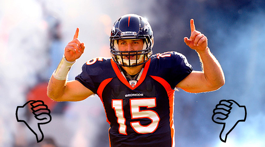 Tim Tebow deserves two thumbs down