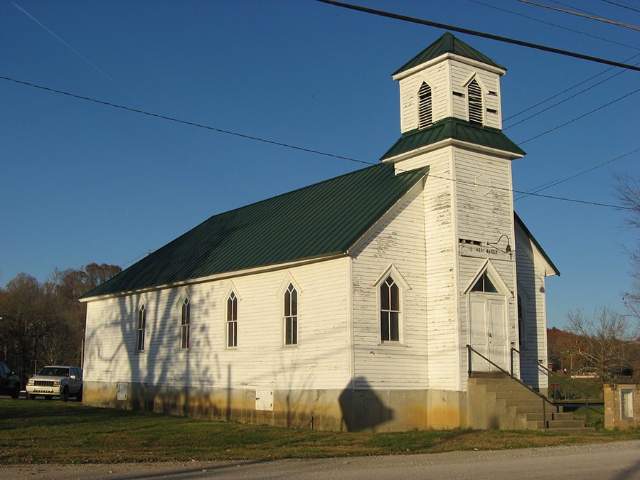 The First Baptist Church where the Sutherland Springs shooting occurred.