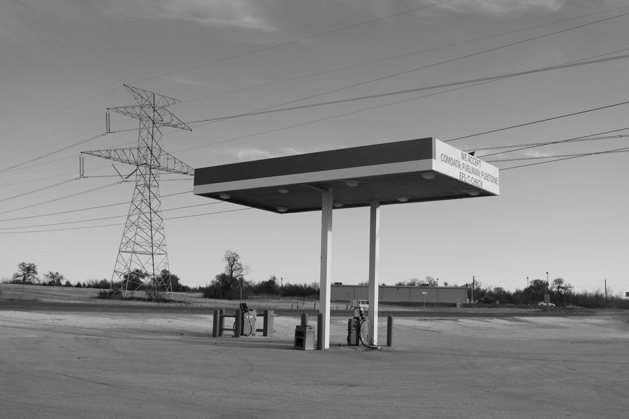 A diesel station outside the stockyards