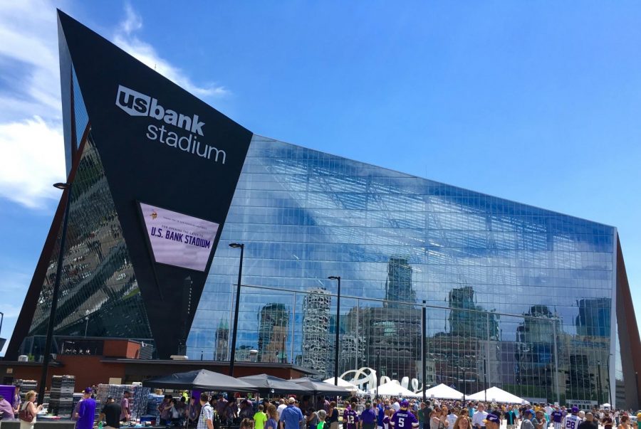 The Super Bowl took place in the US Bank Stadium.