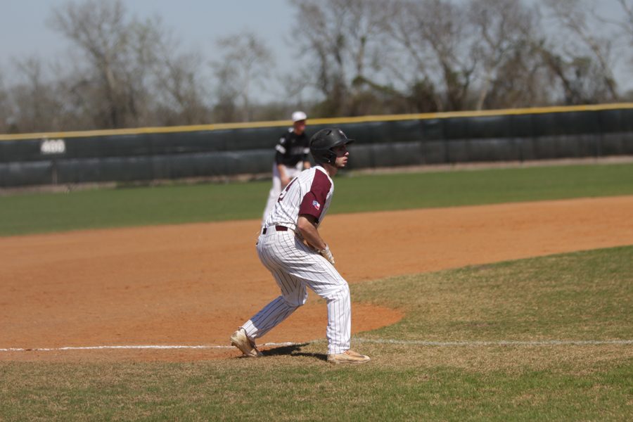 Second Baseman Ryan Finnegan prepares to make a run for home plate