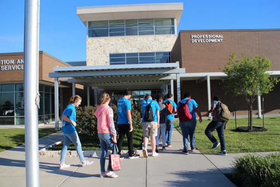 The DECA training was held at the Klein Multipurpose Center in Tomball, TX.