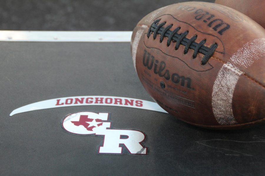 GRHS Varsity Football. With a very hard fought game Longhorns fight till the end. Never getting discouraged, the Horns escape with seconds left to win the game.