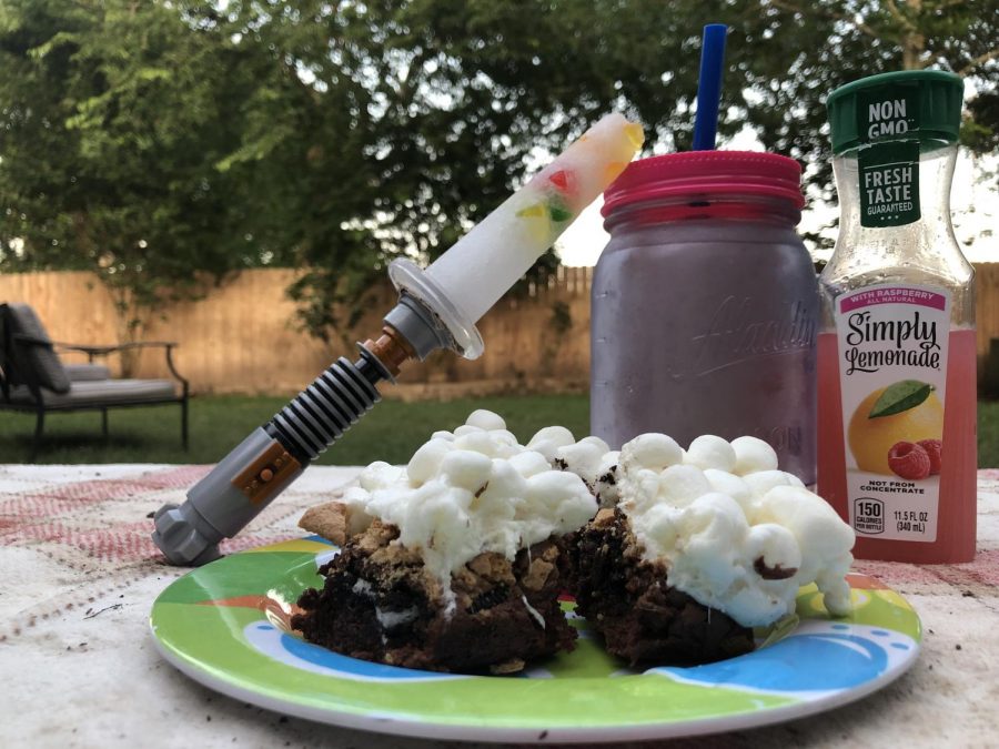 Gummy Bear Sprite Popsicles, Smores Brownies, and Frozen Lemonade.