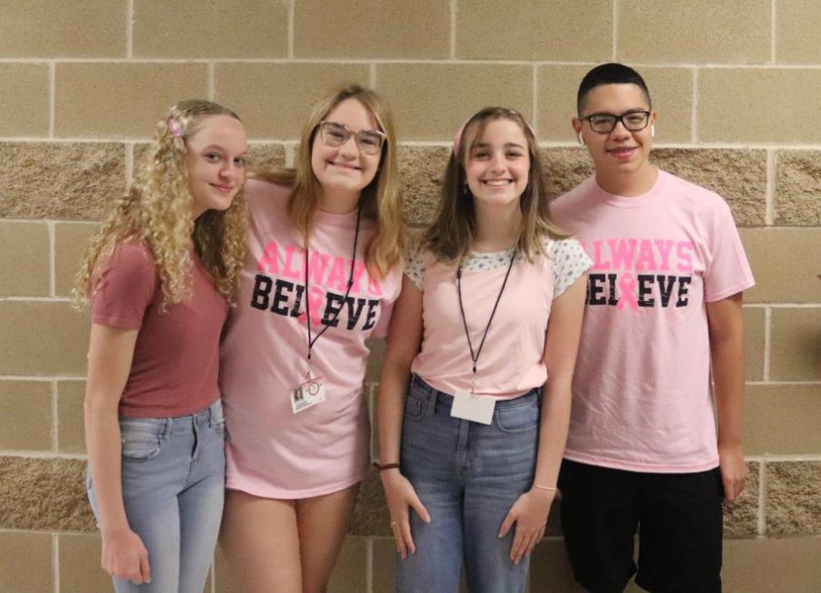 Lanae Bouie (Left), Brenna Buchanan(Left Middle), Hannah Rice (Right Middle), Nathan Martinez (Right).