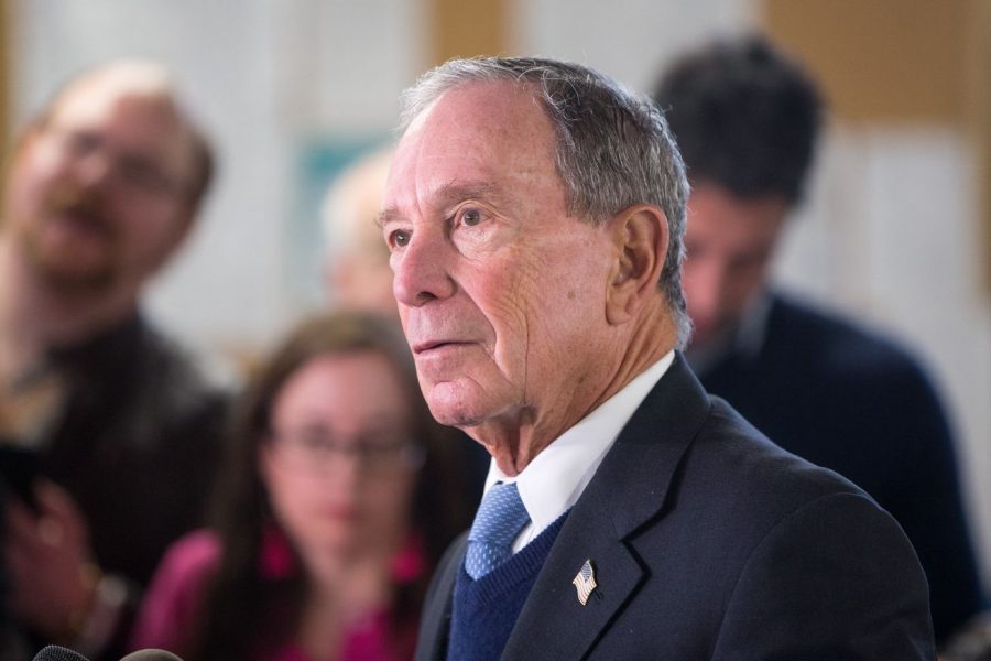 Mike Bloomberg is financing his owm campaign and ads for the election.