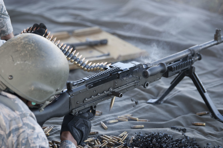 6 SFS Heavy Weapons training at MacDill Air Force base. 