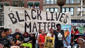 BLM supporters rallying in NYC at the NYC Rise Up event in Union Square. 