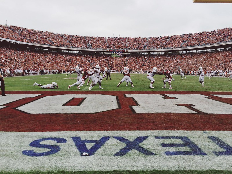 Kick off on the 2007 Red River Rivalry in Dallas Texas, where OU beat Texas 28-21.