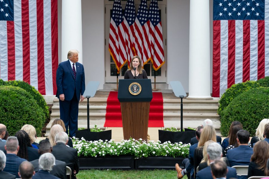 President Donald J. Trump nominates Amy Coney Barrett for the Supreme Court. 