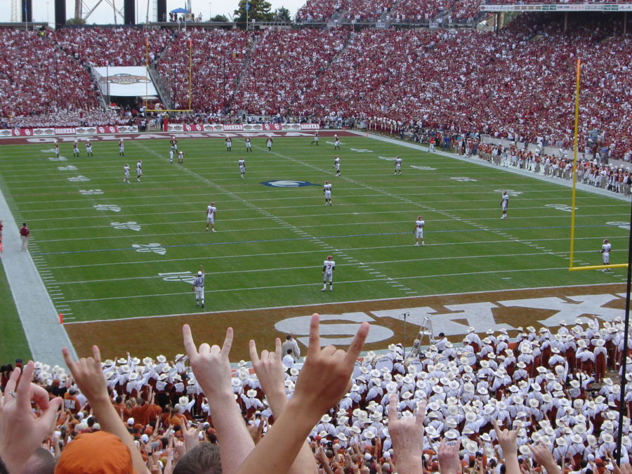 Kick off on the 2007 Red River Rivalry in Dallas Texas, where OU beat Texas 28-21.