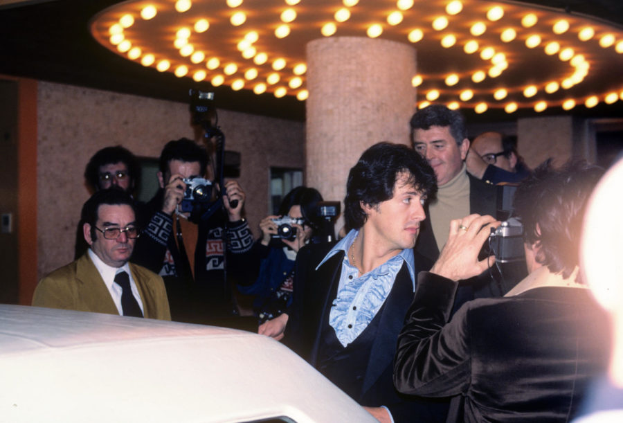 Sylvester+Stallone+exiting+a+movie+theatre+in+1978.