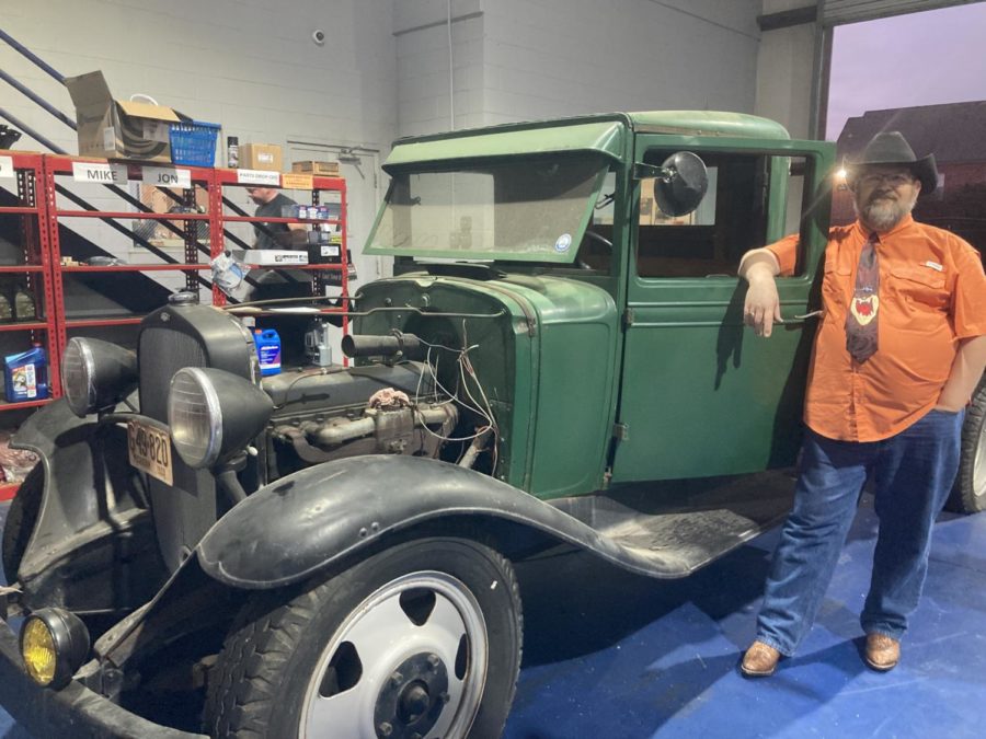Mr. Kroeker with his very own, 1931 Chevy Truck.
