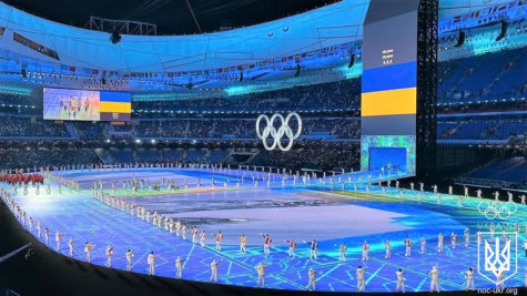 Ukraine at the Opening Olympic Ceremony