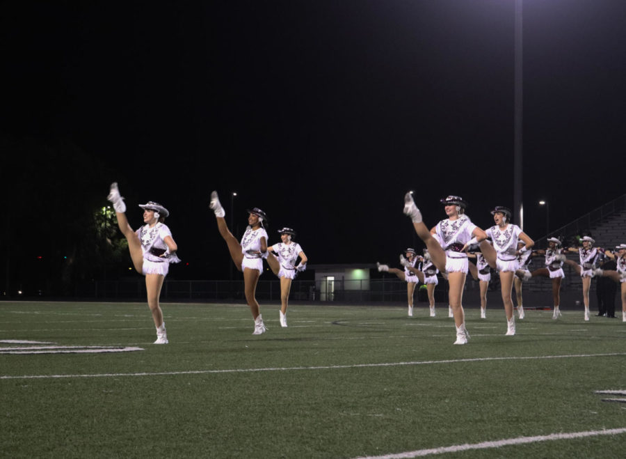 The Lariettes high kick! 