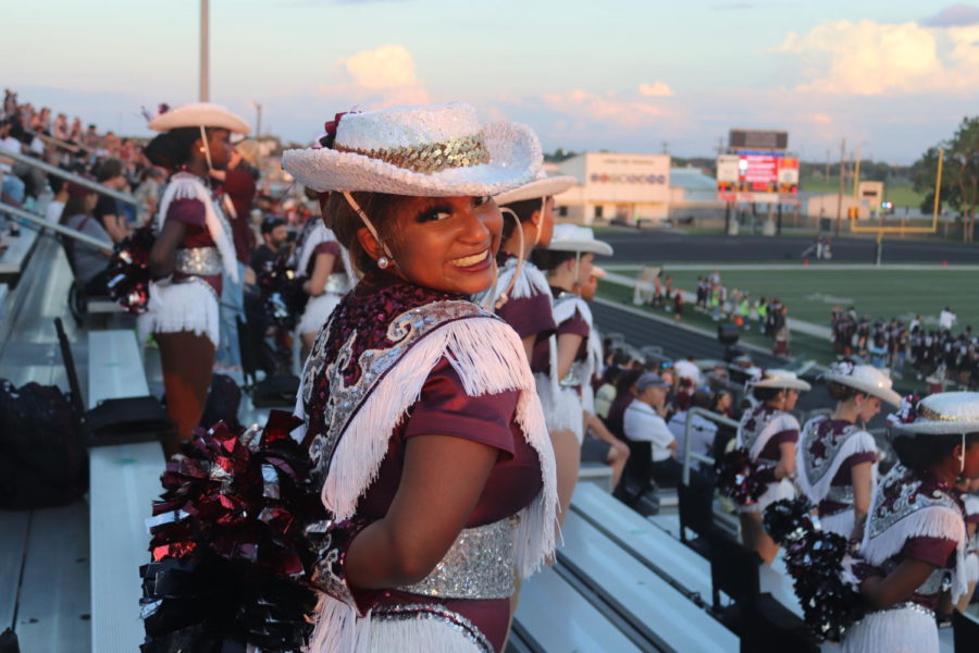 Mauri Brown (11) posing for the camera. 